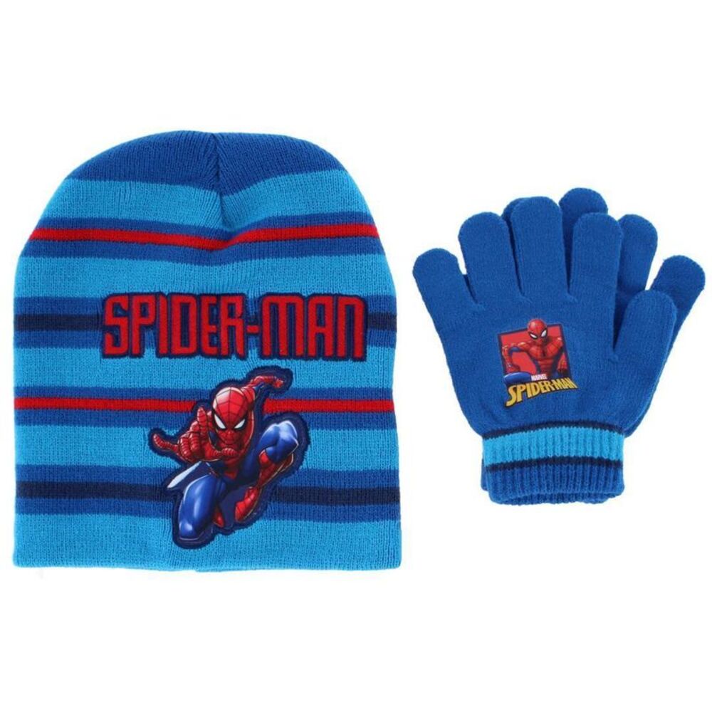 Textiel Trade Boy's Spider-Man Winter Beanie and Gloves Set